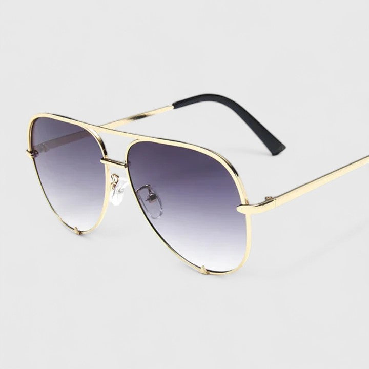 Aviator Sunglasses for Women - Gradient Mirror Lens