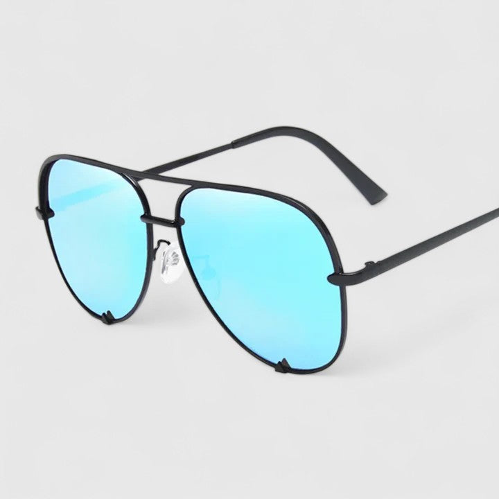 Aviator Sunglasses for Women - Gradient Mirror Lens