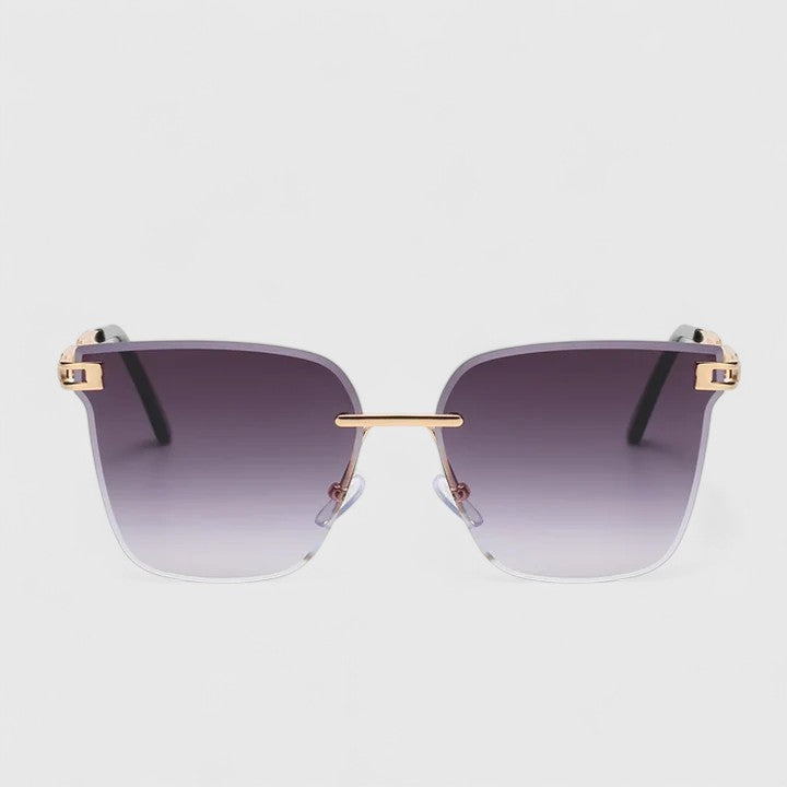 Cat Eye Sunglasses with Gradient Lenses - Lightweight Frame