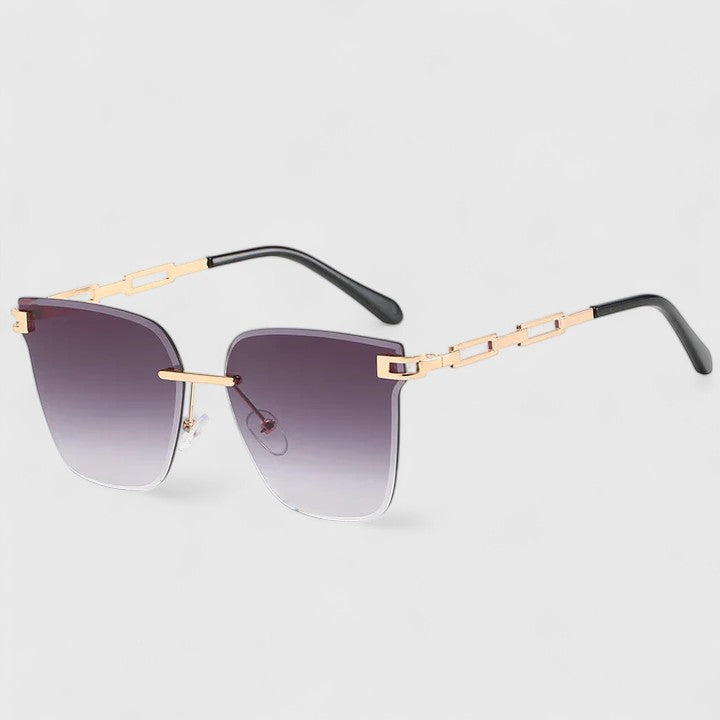 Cat Eye Sunglasses with Gradient Lenses - Lightweight Frame