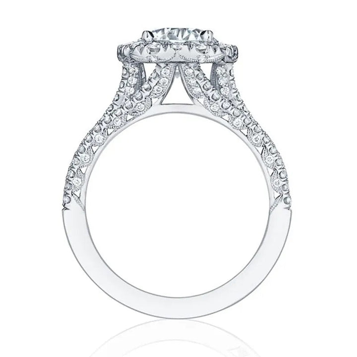White Gold Statement Ring - Elegant Clarinda Vellori Design