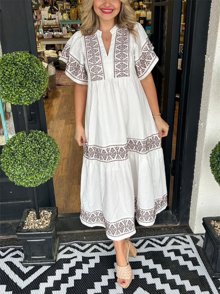 Boho Maxi Dress for Women - Elegant Flowy Summer Dress