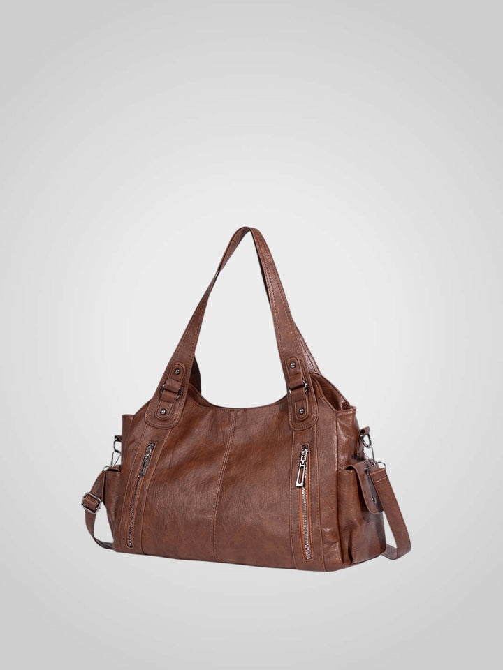Lightweight Crossbody Bag with Multiple Pockets for Everyday