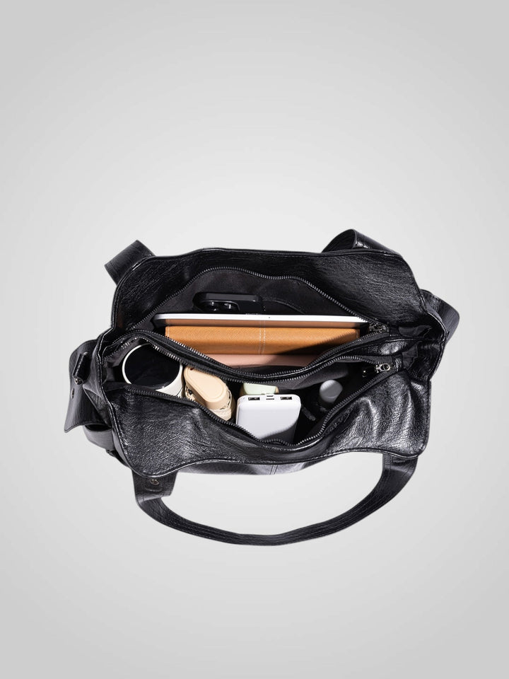 Lightweight Crossbody Bag with Multiple Pockets for Everyday