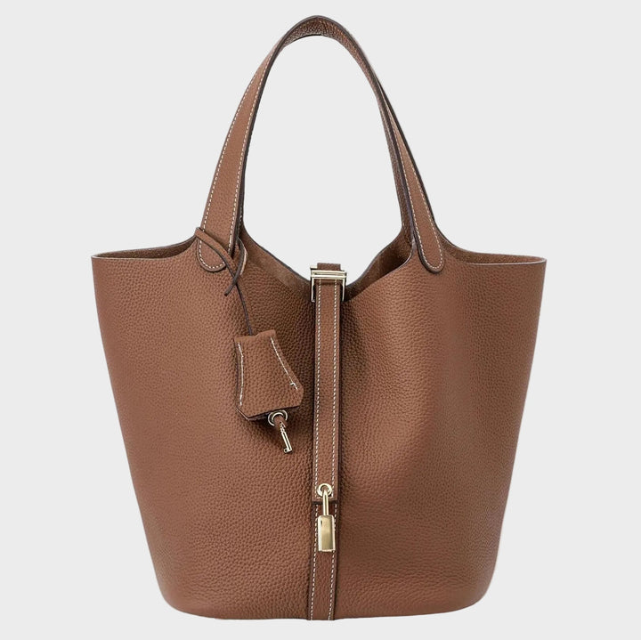 Kate Lock Crossbody Bag - Pebbled Leather Handbag