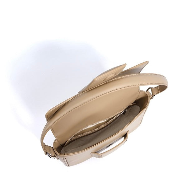 Small Leather Crossbody Bag with Flap Closure for Women