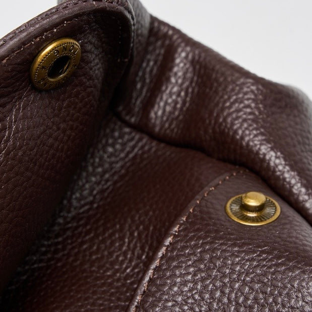 Soft Leather Tote Bag - Minimalist Everyday Shoulder Bag