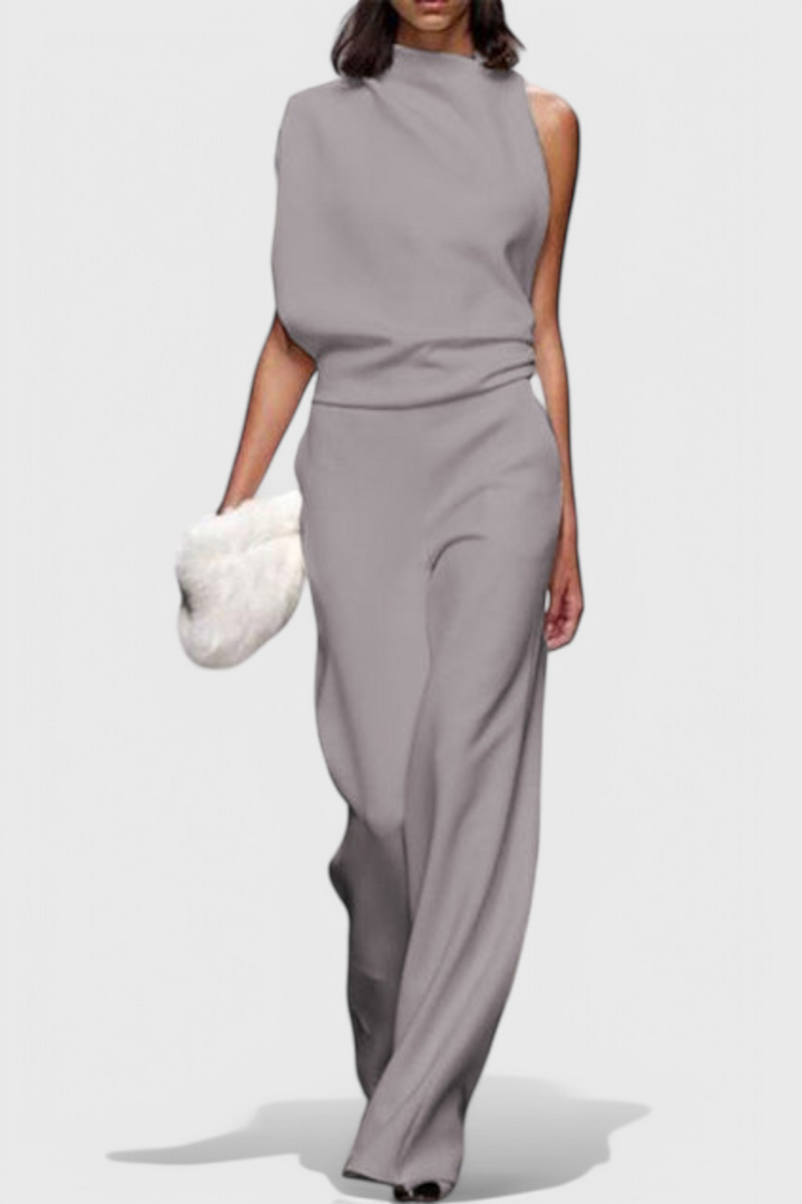 Wide Leg Jumpsuit for Women - Flattering Fluid Silhouette