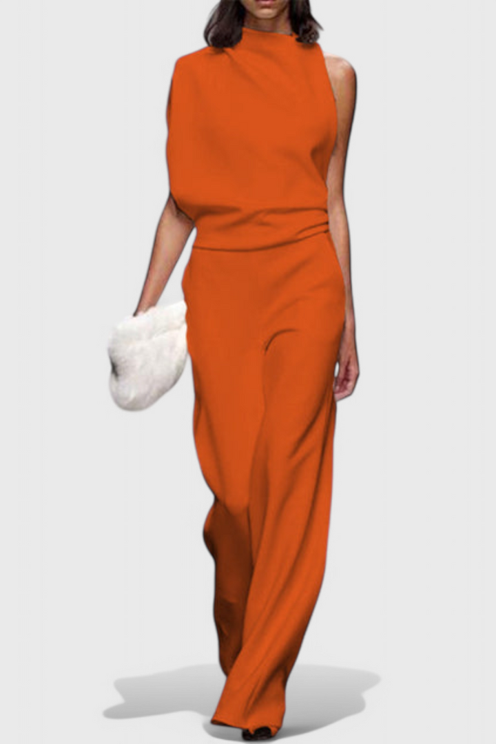 Wide Leg Jumpsuit for Women - Flattering Fluid Silhouette