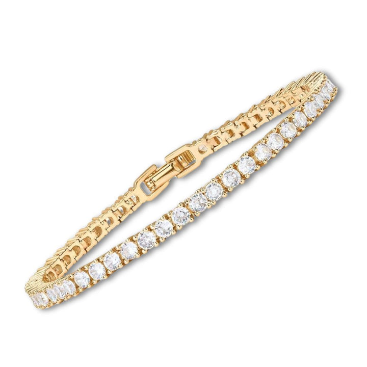 Gold Tennis Bracelet | Classic Elegant Jewelry for Women