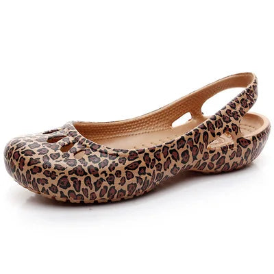 Jelly Slide Sandals for Women Waterproof Flat Summer Shoes