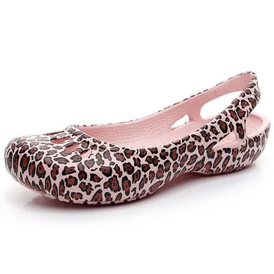 Jelly Slide Sandals for Women Waterproof Flat Summer Shoes