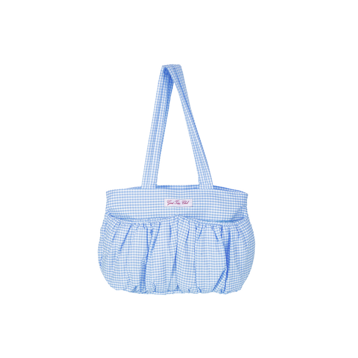 Mini Tote Bag with Reversible Design and Multiple Pockets