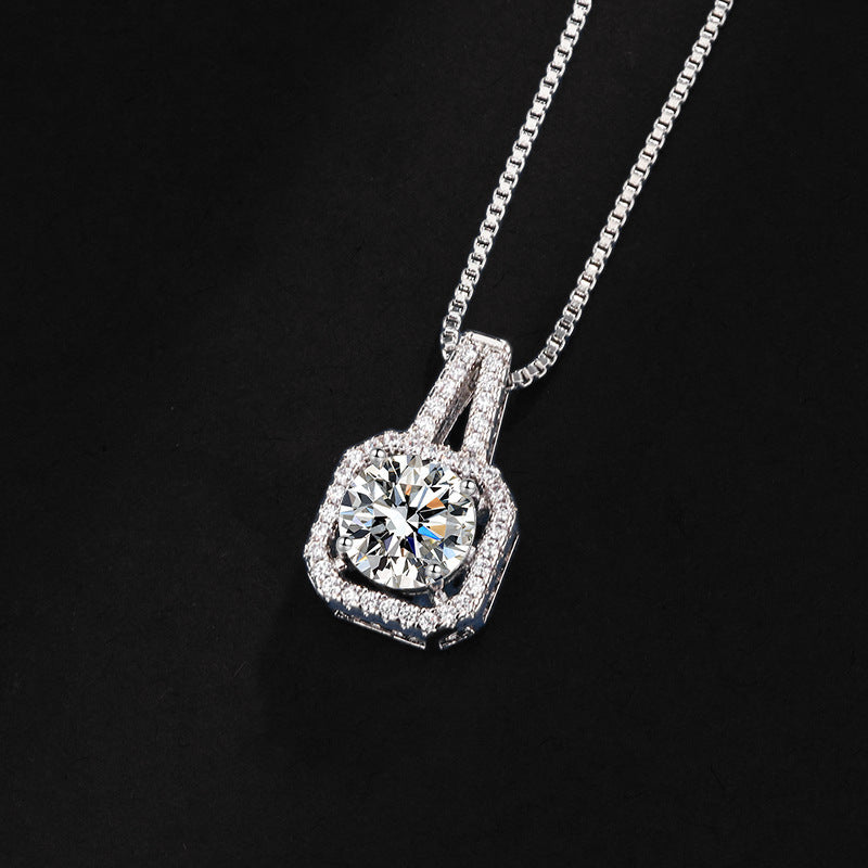 Crystal Jewelry Set in White Gold | Elegant Necklace Earring Set