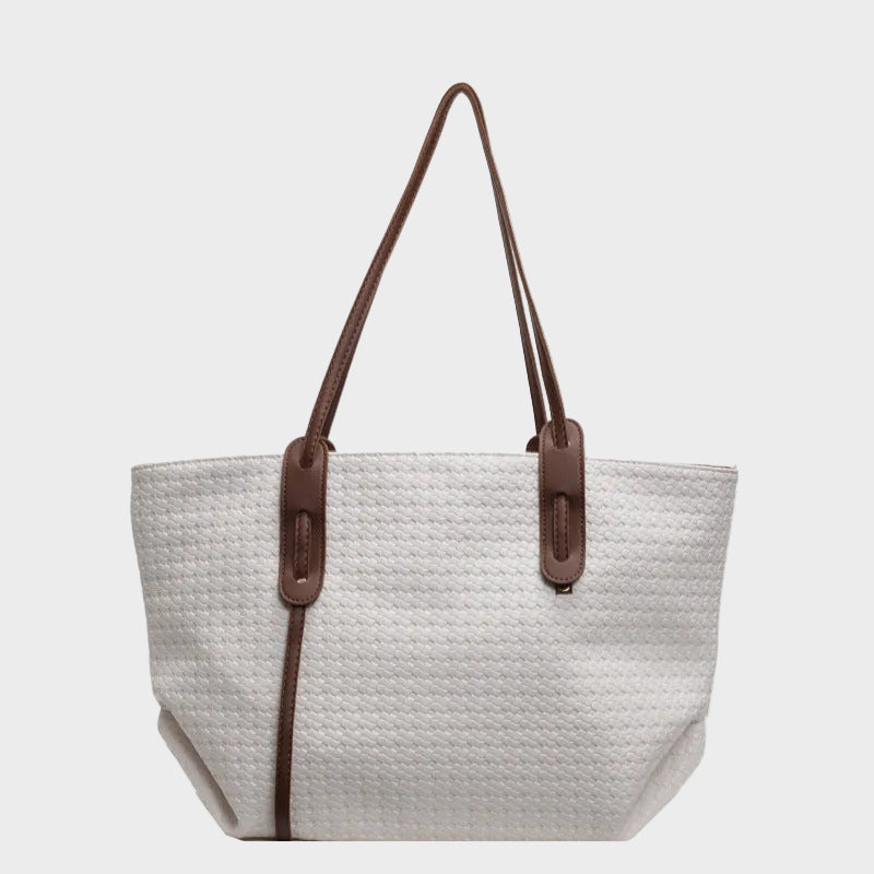 Woven Tote Bag for Women - Lightweight Shoulder Bag