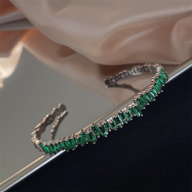 White Gold Bracelet | Milena Thalys Elegant Chain Bracelet