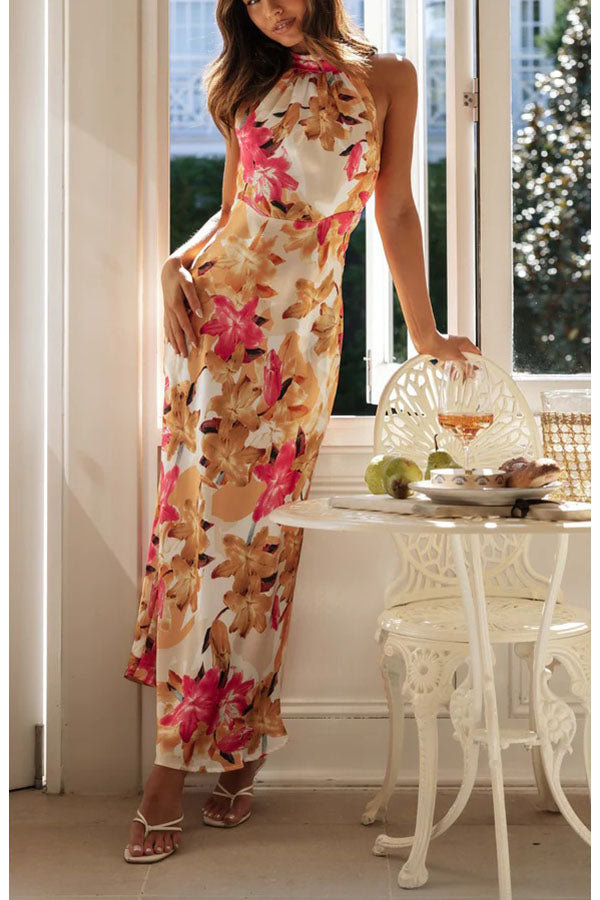 Floral Maxi Dress for Women | Elegant Long Dress