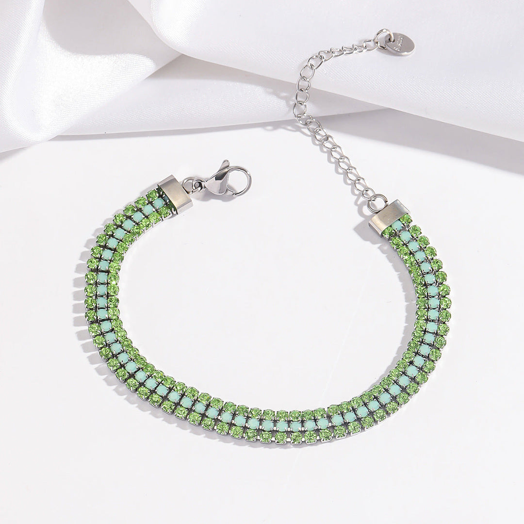 White Gold Bracelet | Signature Shine Design for Women