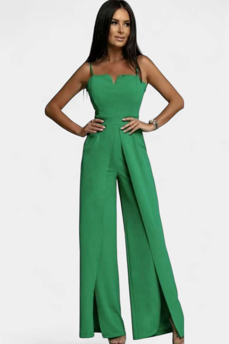 Elegant Strap Jumpsuit with Side Cutouts for Women