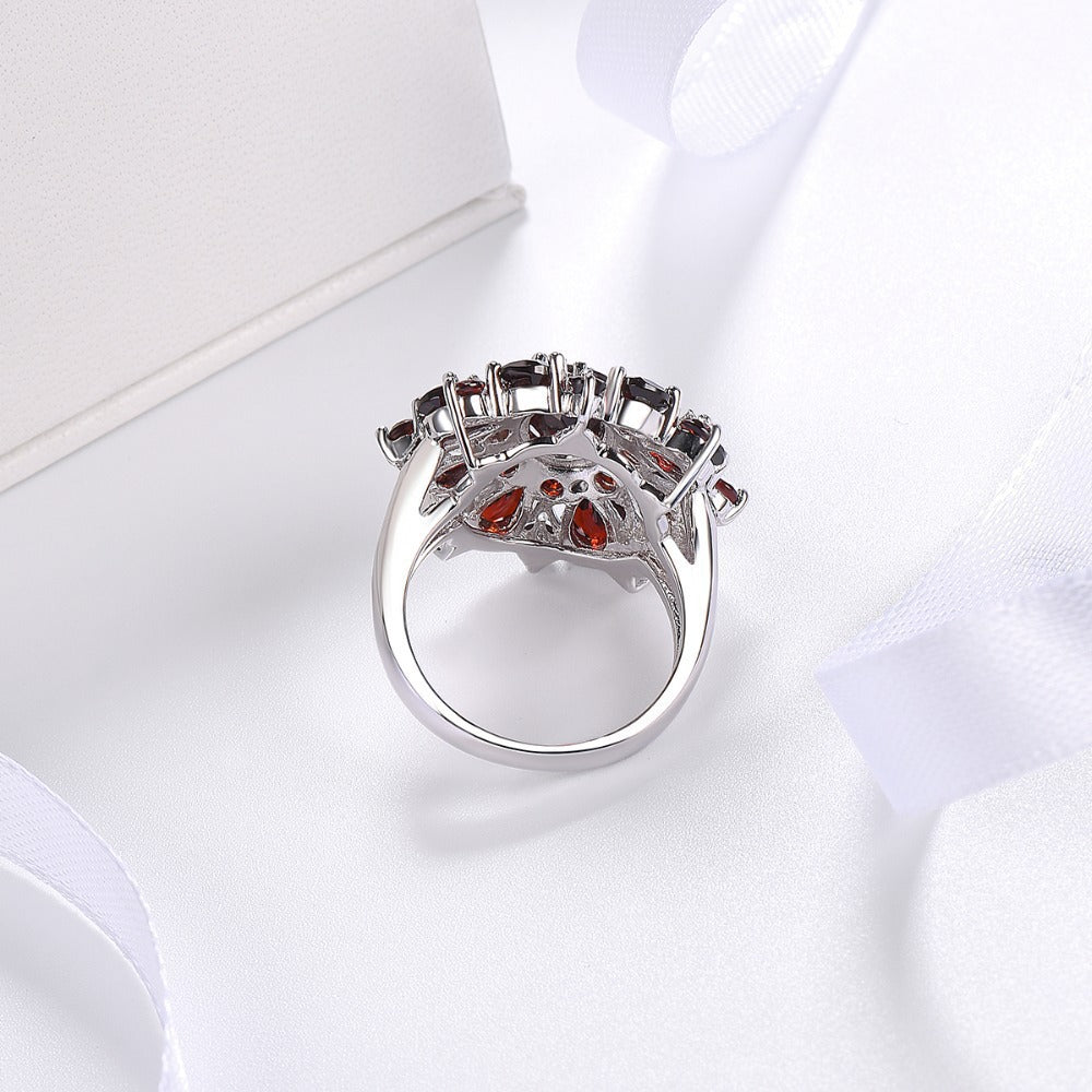 Gold Floral Ring for Women | Scarlet Petal Statement Ring