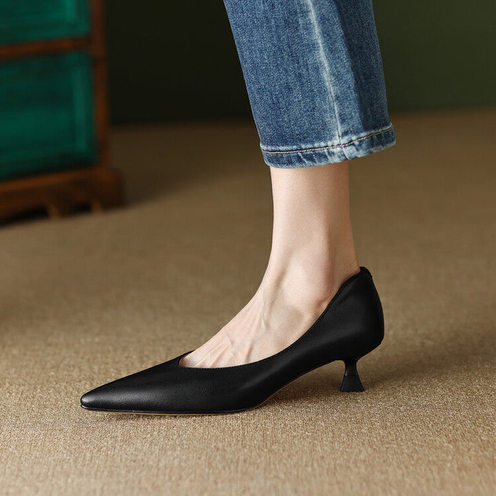 Mary Jane Pumps with Ankle Strap for Women