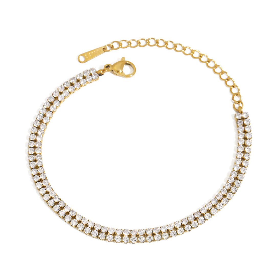 Gold Bracelet Set - Layered Stacking Bracelets for Women