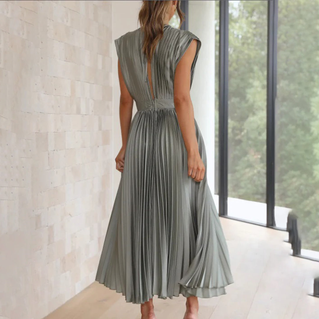 Flowy Printed Dress for Women - Effortless Casual Style