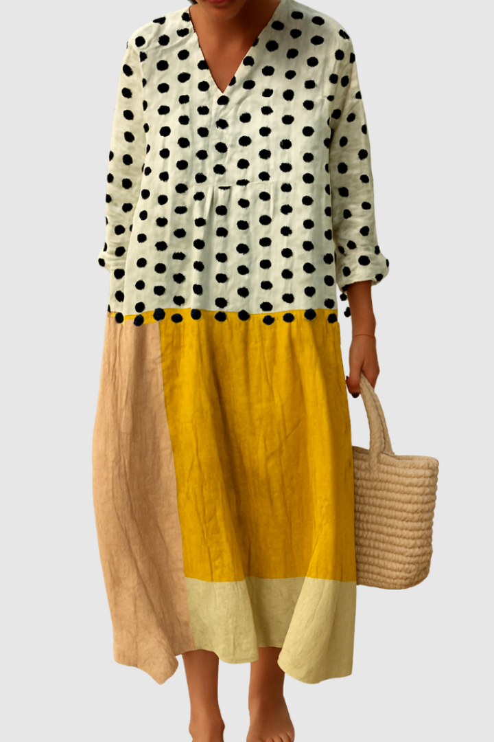 Sunray Print Dress for Women | Relaxed Fit Tunic Dress