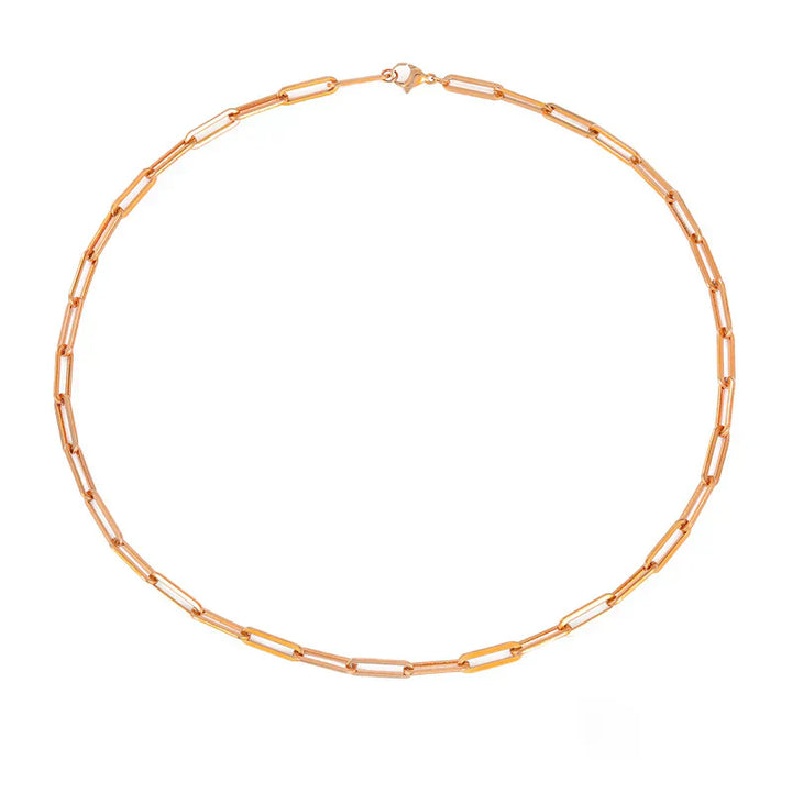 Elegant Chain Necklace in White Gold | Classic Layering Piece