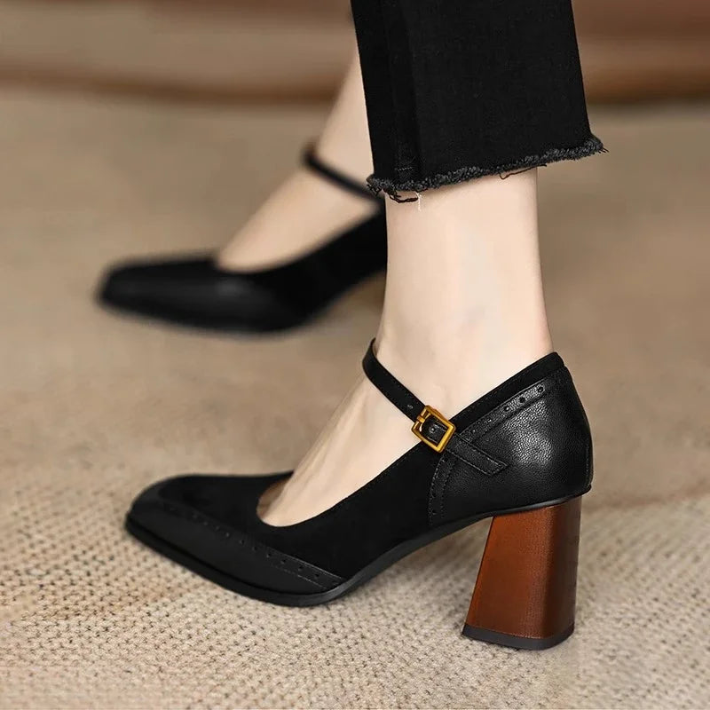 Mary Jane Flats For Women - Classic Strap Shoes