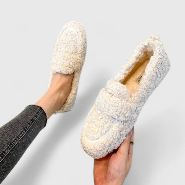 Women's Leather Loafers - Comfortable All Day Slip On Flats