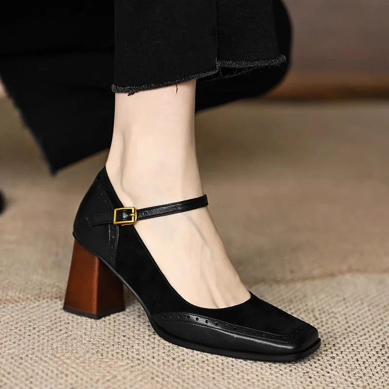 Mary Jane Flats For Women - Classic Strap Shoes