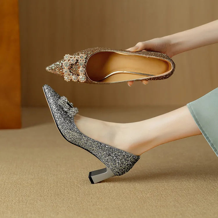 Glitter Pumps for Women | Sparkle Heels for Special Occasions