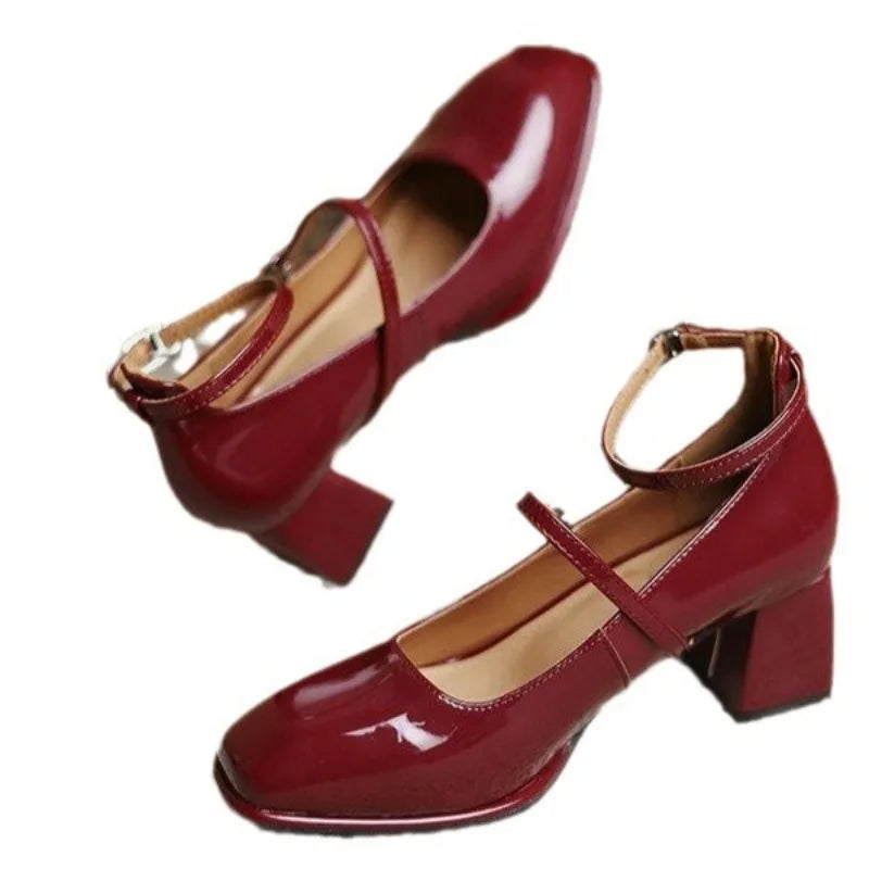 Ankle Strap Pumps | Elegant Mary Jane Heels for Women