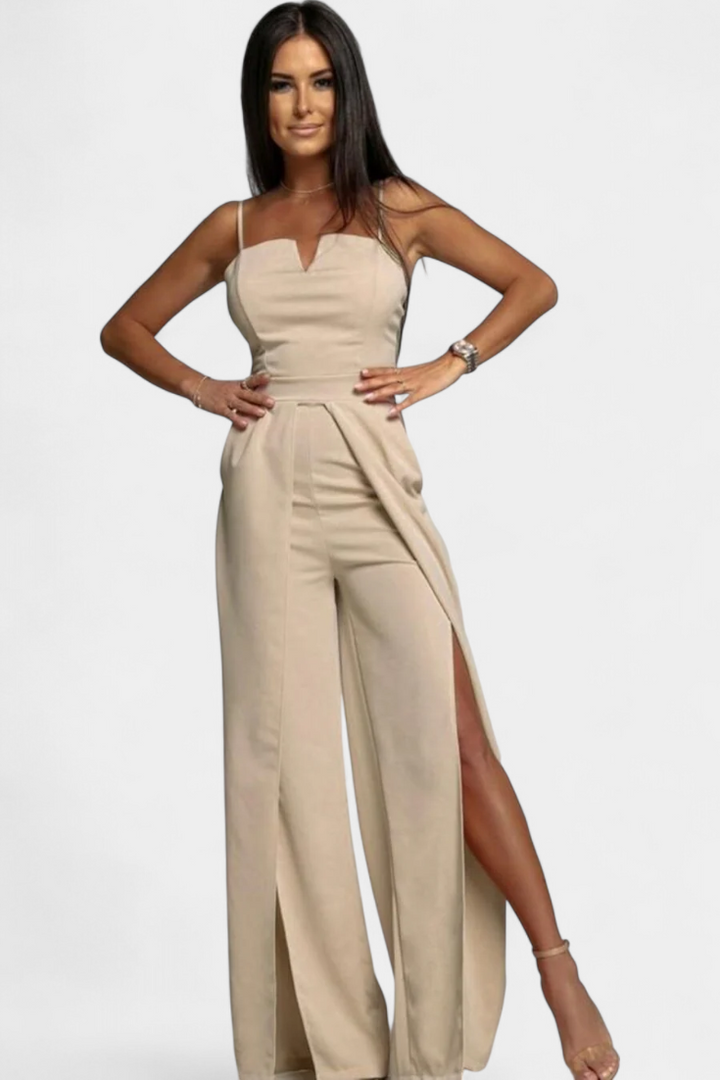 Elegant Strap Jumpsuit with Side Cutouts for Women
