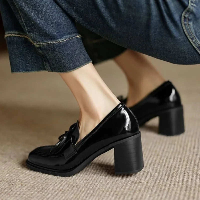 Loafer Pumps for Women - Classic Low Heel Comfort Shoes