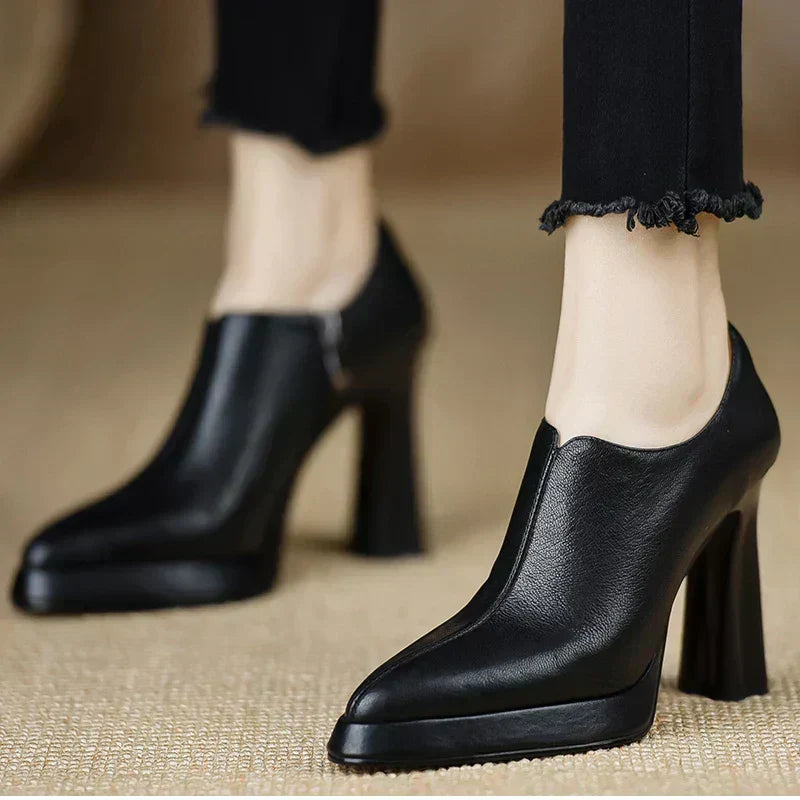 Mary Jane Pumps with Ankle Strap - Classic Comfortable Flats