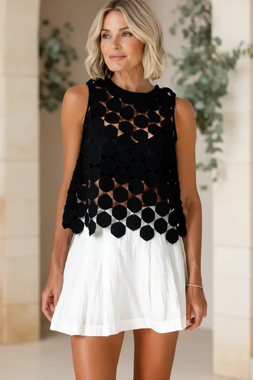 Two Piece Midi Skirt Set - Textured Elegant Outfit for Women