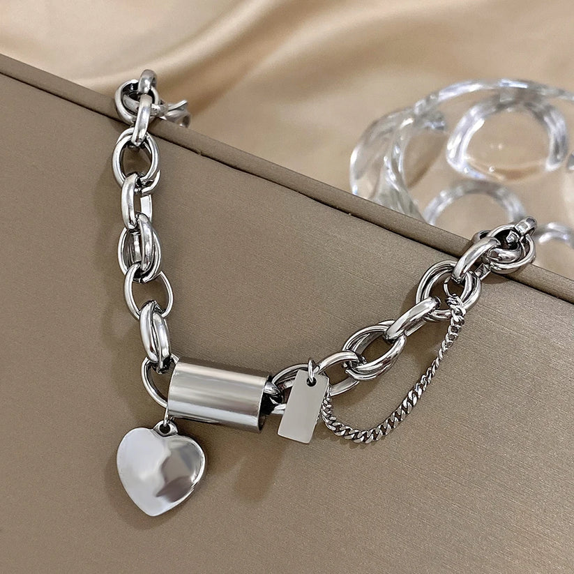 Chunky Gold Bracelet Statement Cuff for Women