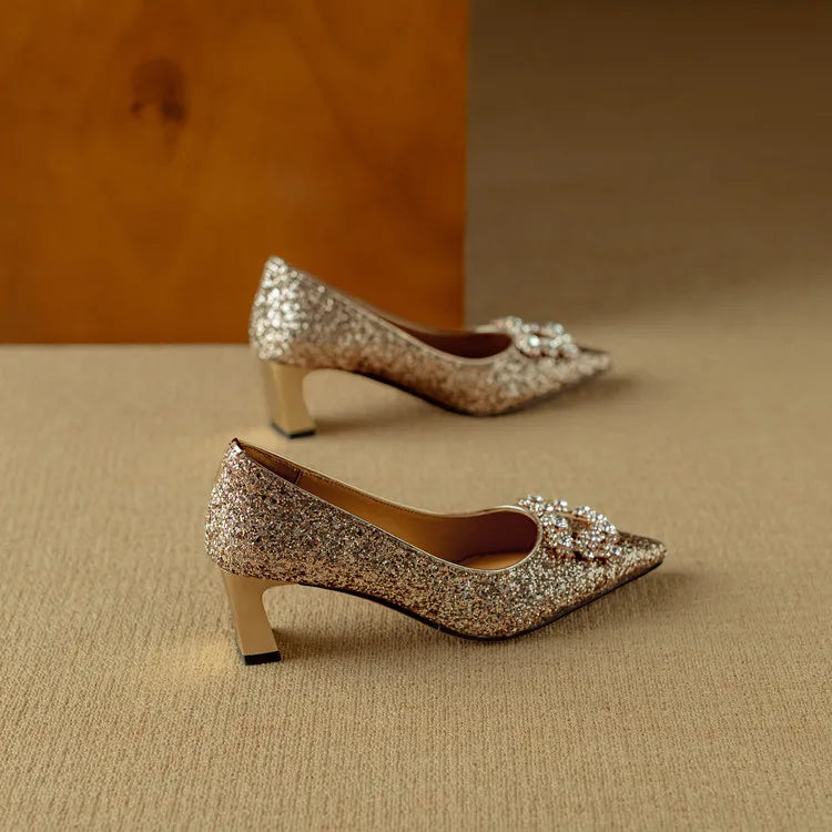 Glitter Pumps for Women | Sparkle Heels for Special Occasions