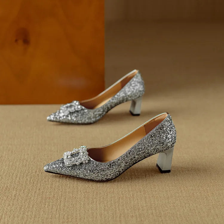 Glitter Pumps for Women | Sparkle Heels for Special Occasions