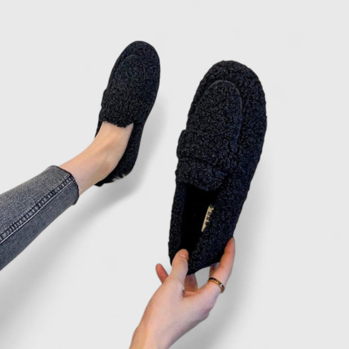 Women's Leather Loafers - Comfortable All Day Slip On Flats