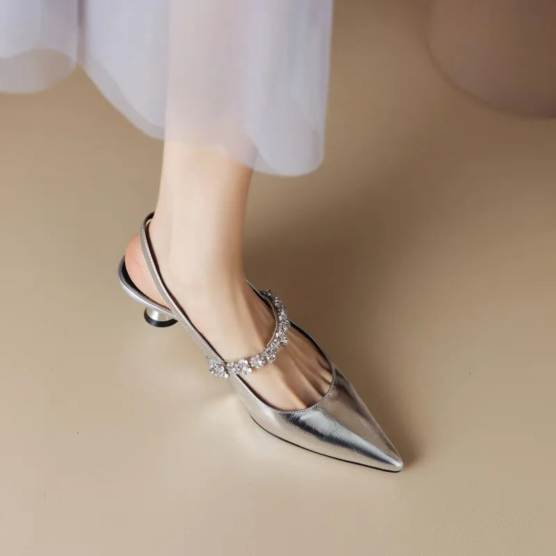 Mary Jane Pumps with Ankle Strap - Comfortable Low Heel Shoes