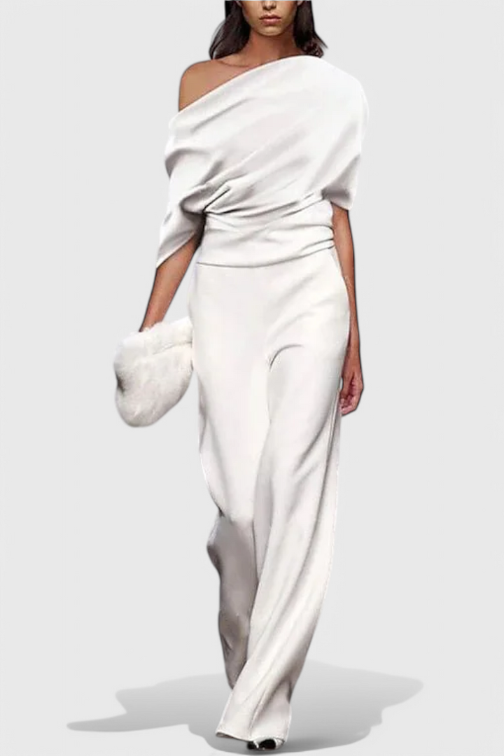 Wide Leg Jumpsuit for Women - Flattering Fluid Silhouette