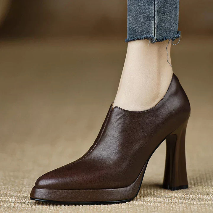 Mary Jane Pumps with Ankle Strap - Classic Comfortable Flats