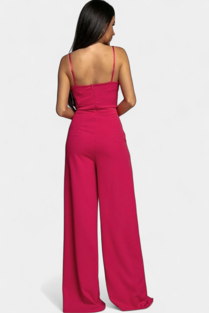 Elegant Strap Jumpsuit with Side Cutouts for Women