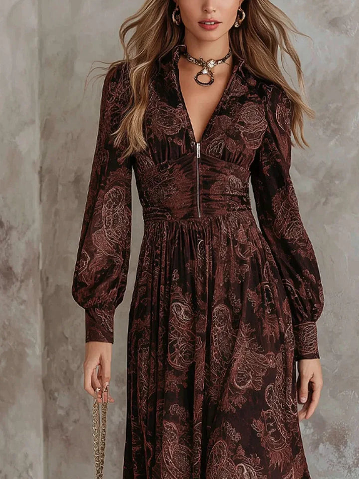 Vintage Maxi Dress for Women - Flowing Bohemian Style
