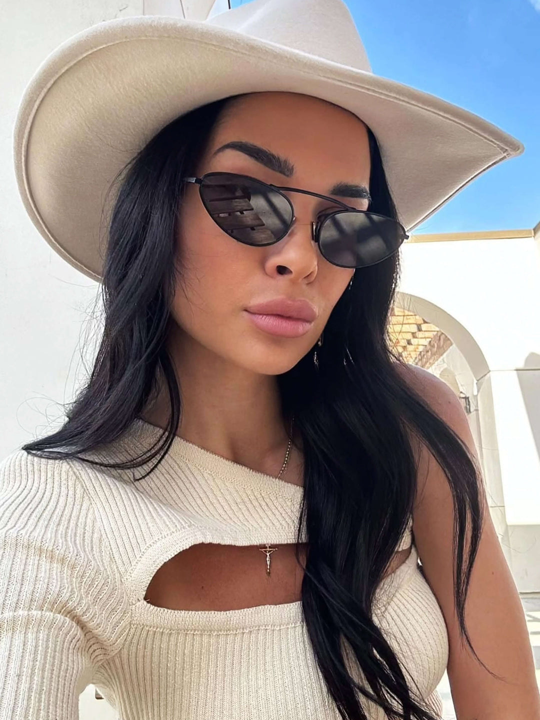 Cat Eye Sunglasses for Women - Classic Retro Style
