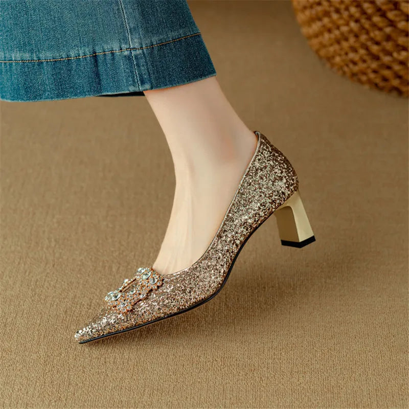 Glitter Pumps for Women | Sparkle Heels for Special Occasions