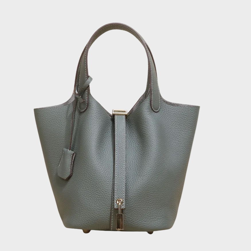 Kate Lock Crossbody Bag - Pebbled Leather Handbag